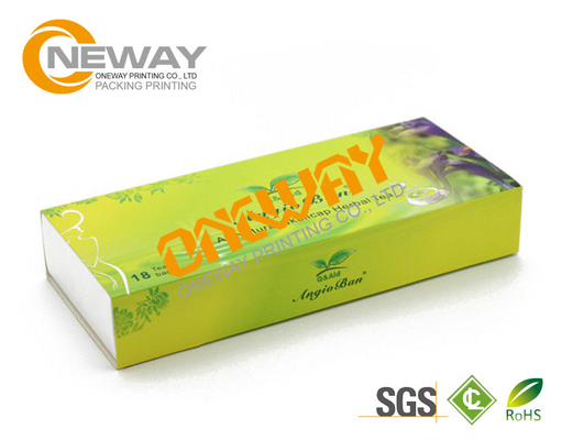 Tea Colorful Printed Packaging Boxes / Colored Cardboard Boxes