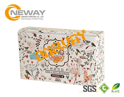 Cardboard Paper Custom Printed Gift Boxes Full Color Print With Close Belt