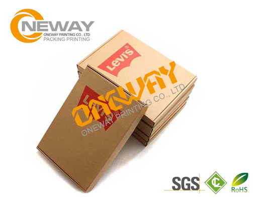 Kraft Paper Gift Custom Printed Apparel Boxes Cardboard Paper For Shirt