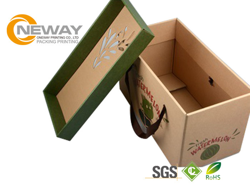 Luxury Printed Packaging Boxes , Custom Printing Corrugated Shipping Boxes