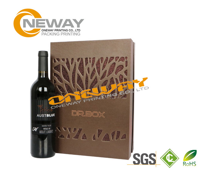 Custom Printed Gift Boxes , Professional OEM Customed Hard Paper Wine/Flower Box